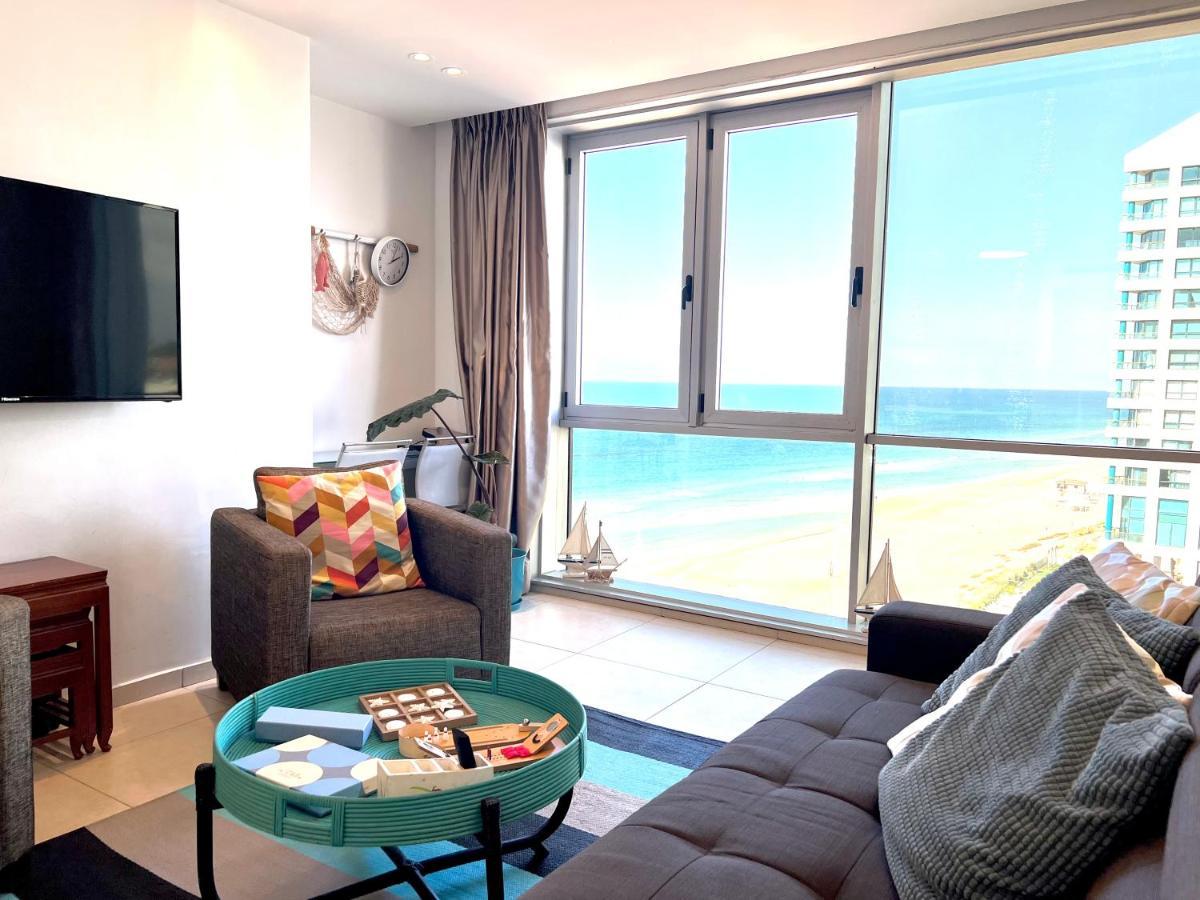 Beach Apartment- Breathtaking Views With Bomb Shelter Herzliya ภายนอก รูปภาพ
